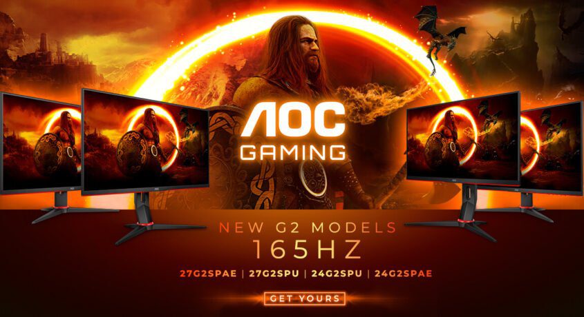 Cele mai populare monitoare de gaming de la AOC devin mai rapide – AGON by AOC G2 la 165 Hz
