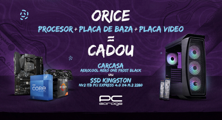 Campania Te echipăm gratuit de la PC Garage