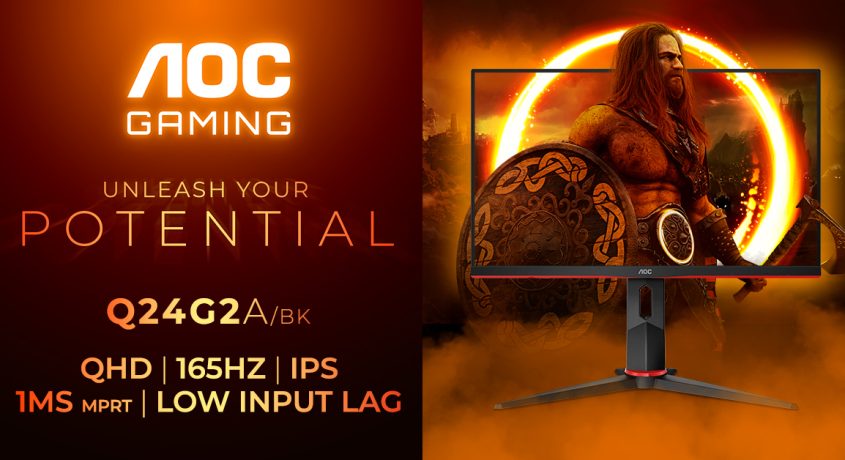 Noul monitor pentru gaming AGON by AOC de 24″ QHD