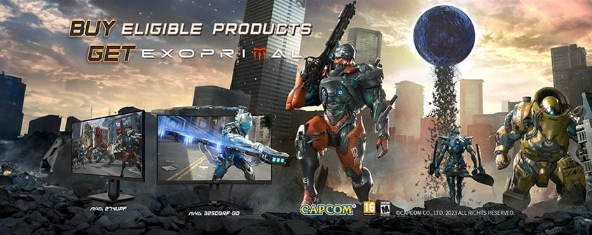 Exoprimal Bundle – Mai multe detalii despre colaborarea MSI și Capcom