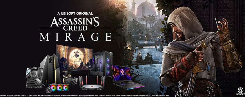 Colaborarea MSI – Ubisoft anunțată pentru Assassin’s Creed Mirage