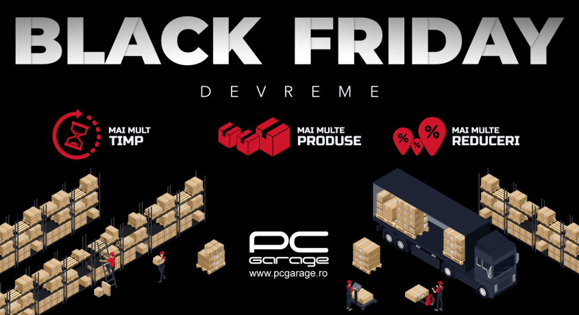 PC Garage anunță BLACK FRIDAY