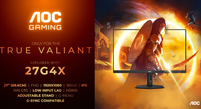 AOC lansează noile monitoare de gaming 24G4X și 27G4X