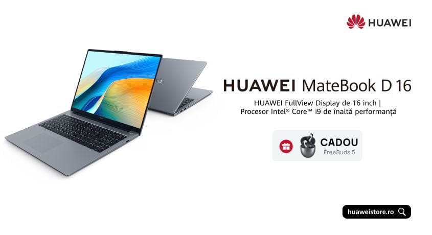 HUAWEI Matepad Pro 13.2” și MateBook D 16 2024, disponibile în România