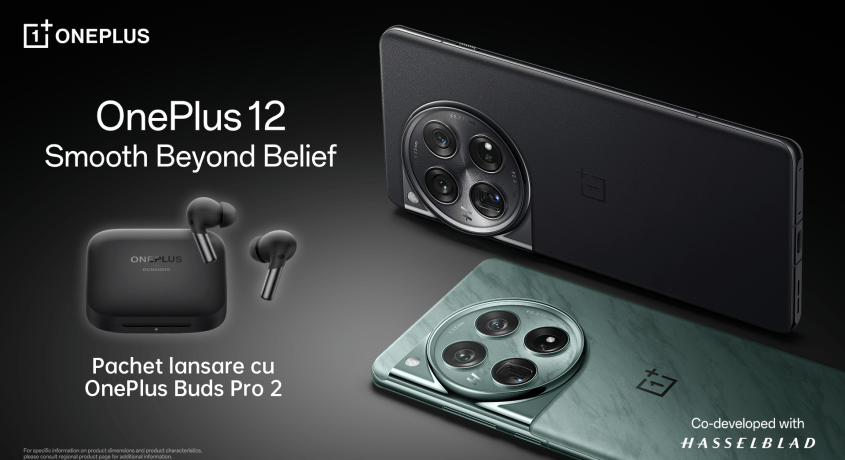 OnePlus 12 și OnePlus 12R disponibile acum în România