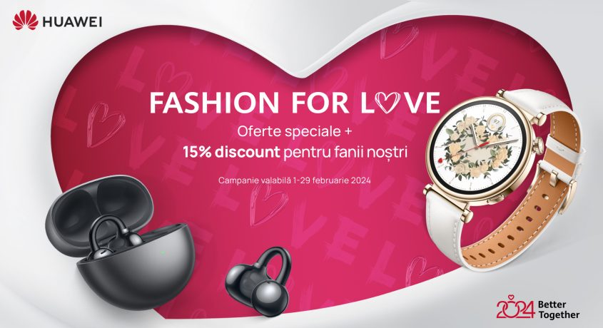 Descoperă cadoul potrivit deValentine’s Day în oferta HUAWEI Store