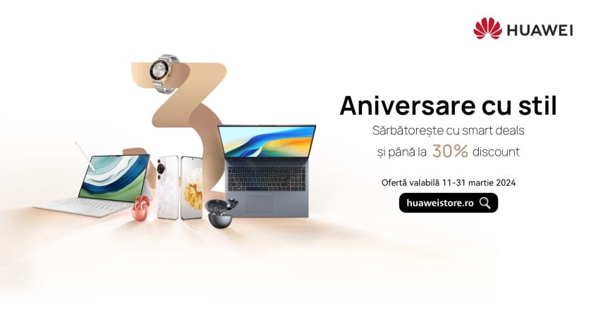 HUAWEI Store sărbătorește 3 ani