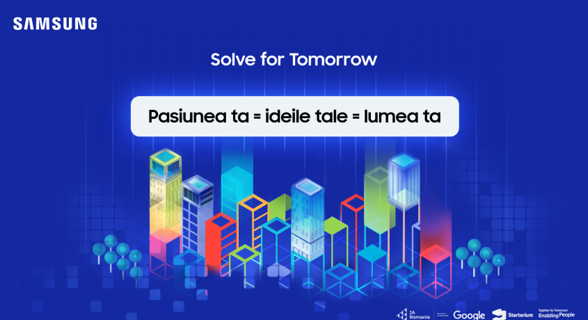 Samsung România lansează a patra ediție a competiției naționale „Solve for Tomorrow”